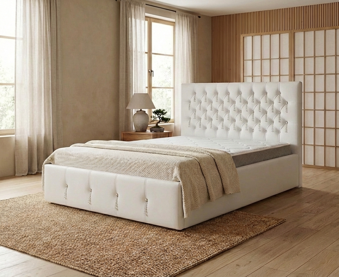 Дизайн спальни в стиле Japandi — фото интерьера от нейросети RoomGPT