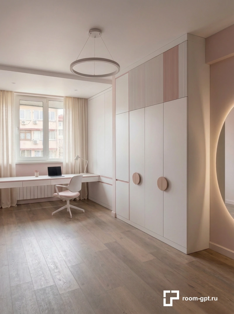 Дизайн детской в стиле Минимализм — фото интерьера от нейросети RoomGPT