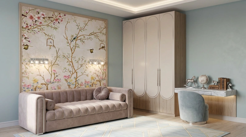 Дизайн интерьера в стиле Неоклассика — Детская от нейросети RoomGPT