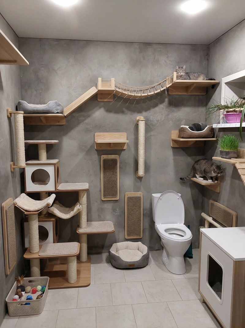 Дизайн ванной в стиле Без стиля — фото интерьера от нейросети RoomGPT