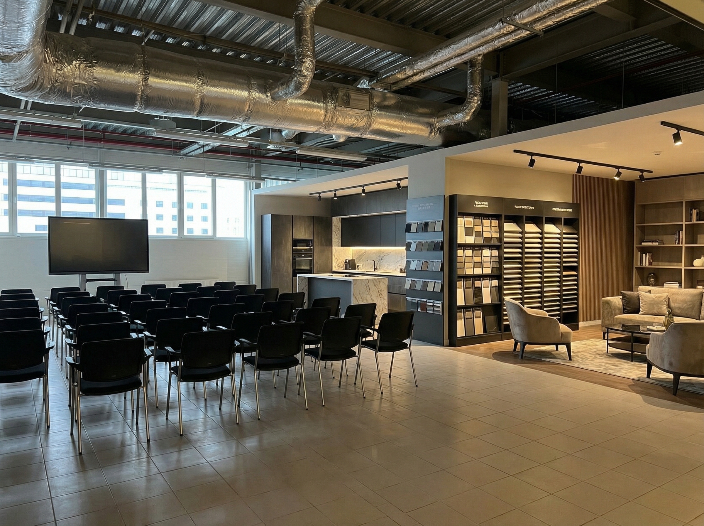 Дизайн гостиной в стиле Контемпорари — фото интерьера от нейросети RoomGPT