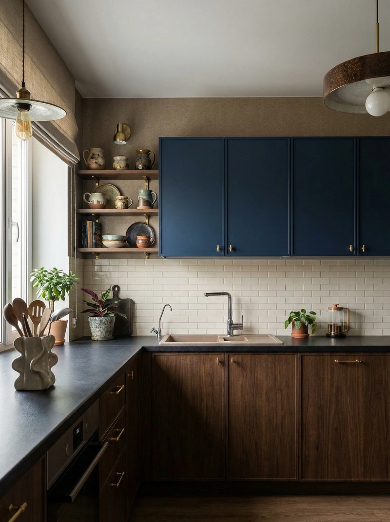 Дизайн интерьера в стиле Эклектика — Гостиная от нейросети RoomGPT