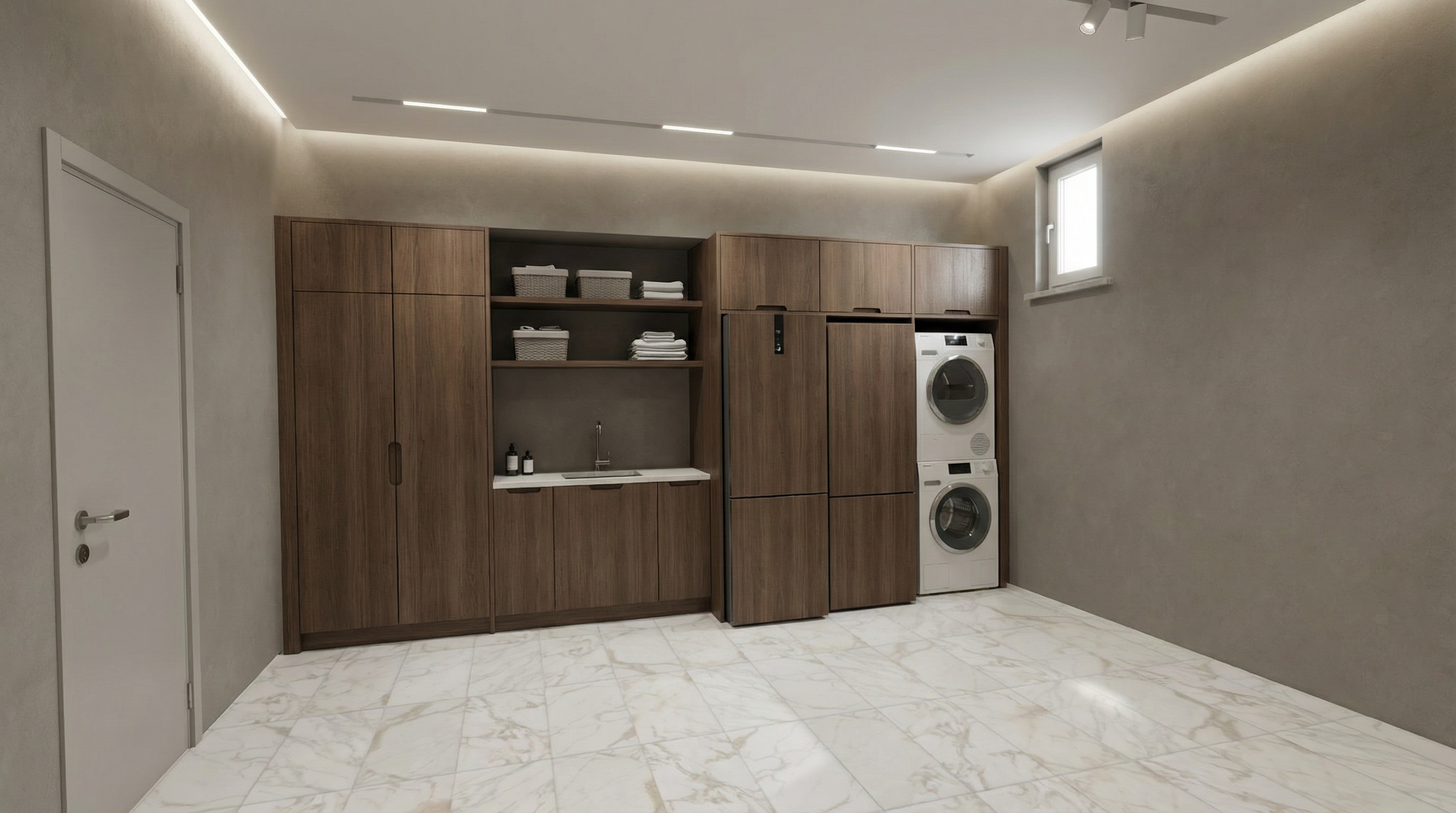 Дизайн ванной в стиле Минимализм — фото интерьера от нейросети RoomGPT