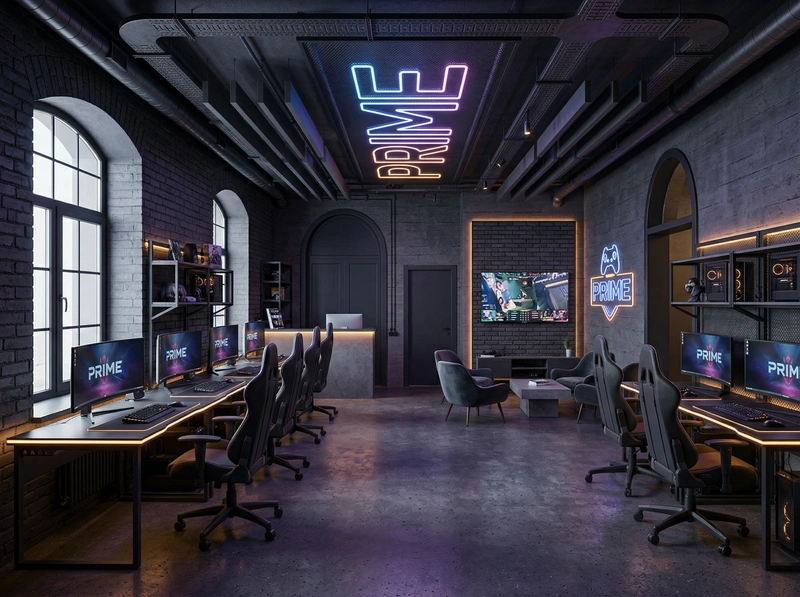 Дизайн гостиной в стиле Лофт — фото интерьера от нейросети RoomGPT