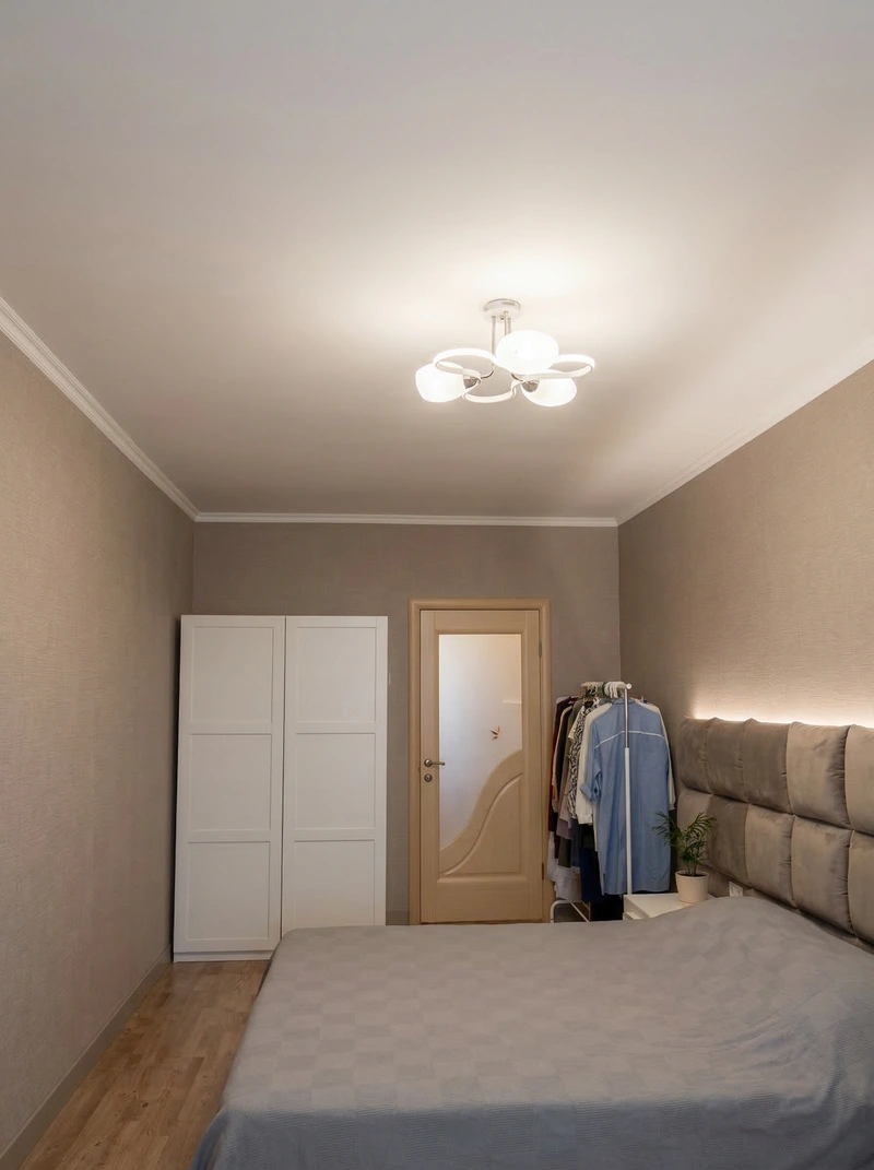 Дизайн интерьера в стиле Минимализм — Спальня от нейросети RoomGPT