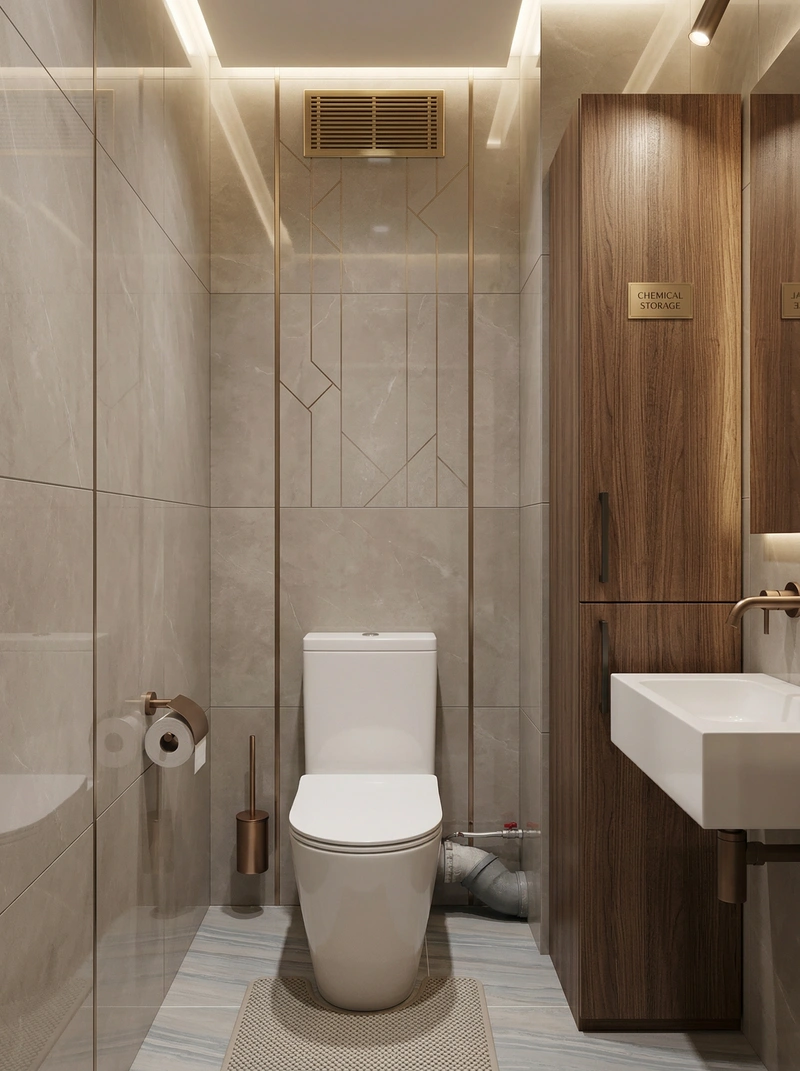 Дизайн интерьера в стиле Контемпорари — Кабинет от нейросети RoomGPT