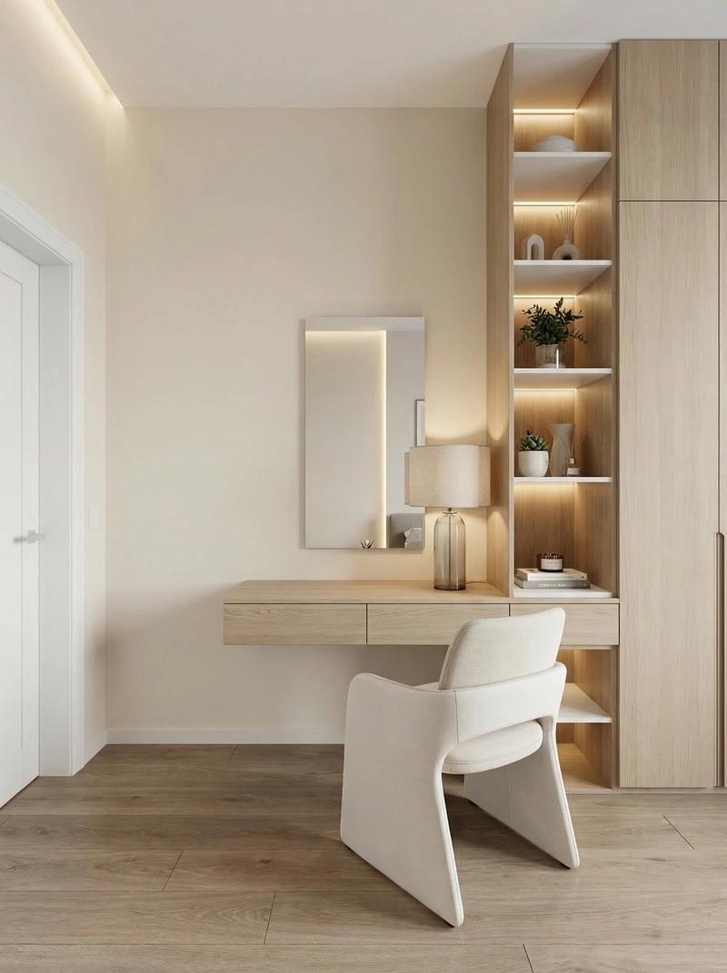 Дизайн интерьера в стиле Минимализм — Спальня от нейросети RoomGPT