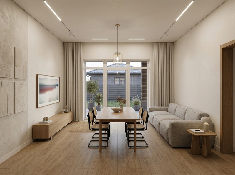 Дизайн гостиной в стиле Минимализм — фото интерьера от нейросети RoomGPT