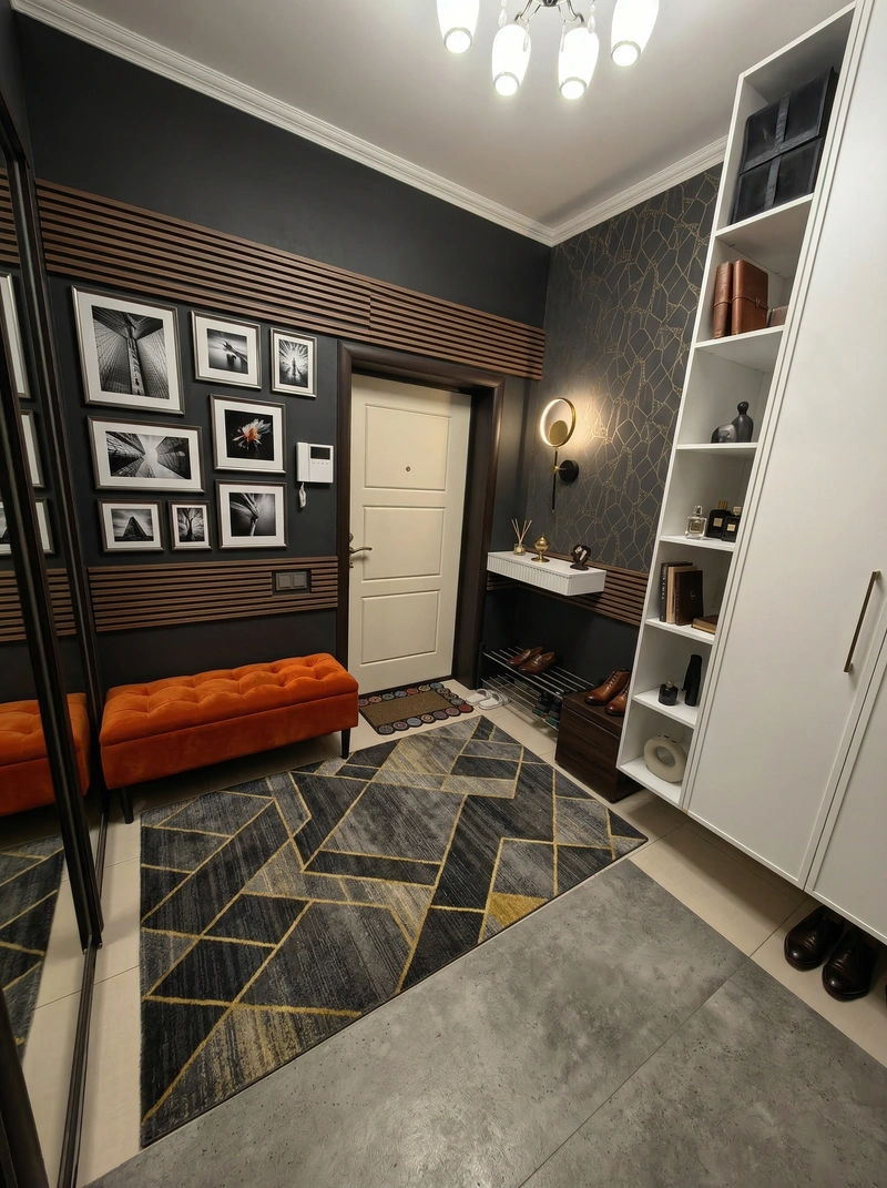 Дизайн интерьера в стиле Контемпорари — Прихожая от нейросети RoomGPT