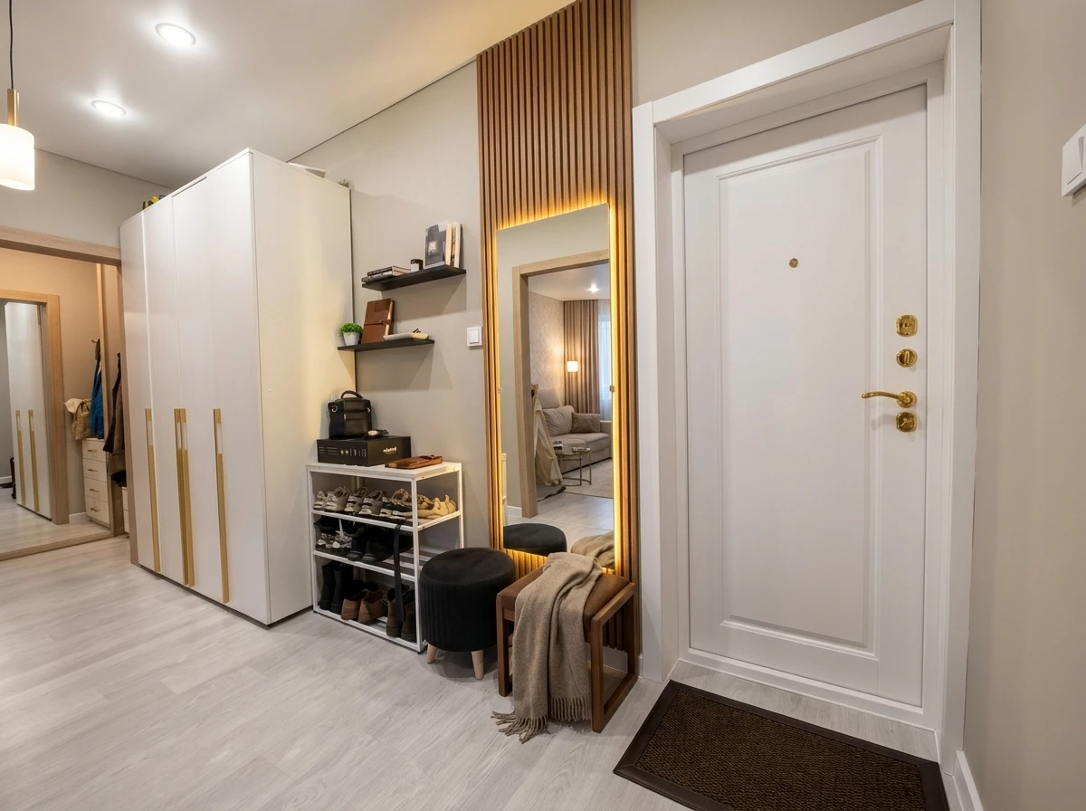 Дизайн прихожей в стиле Контемпорари — фото интерьера от нейросети RoomGPT