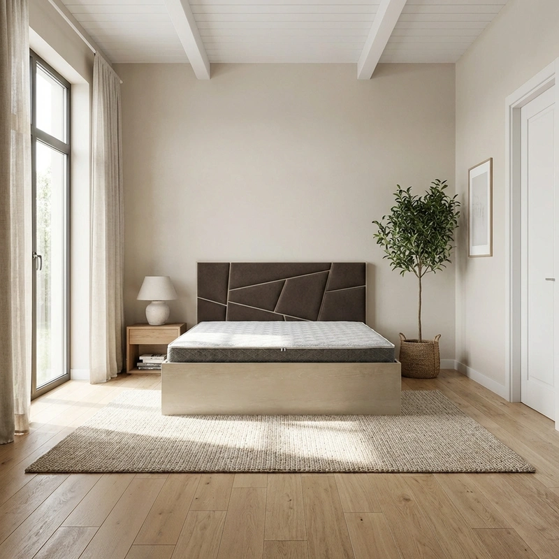 Дизайн интерьера в стиле Сканди — Спальня от нейросети RoomGPT