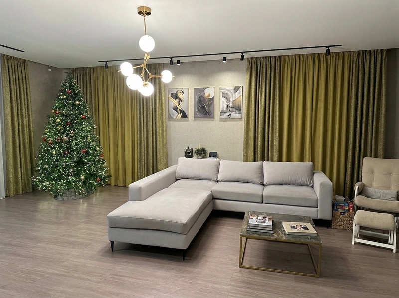 Дизайн интерьера в стиле Классика — Гостиная от нейросети RoomGPT