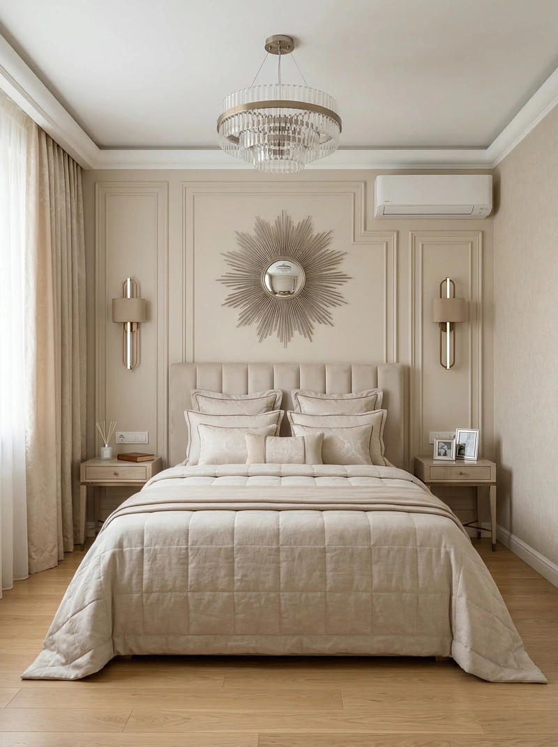 Дизайн интерьера в стиле Минимализм — Спальня от нейросети RoomGPT