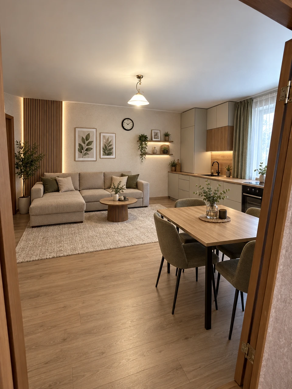 Дизайн кухни в стиле Минимализм — фото интерьера от нейросети RoomGPT
