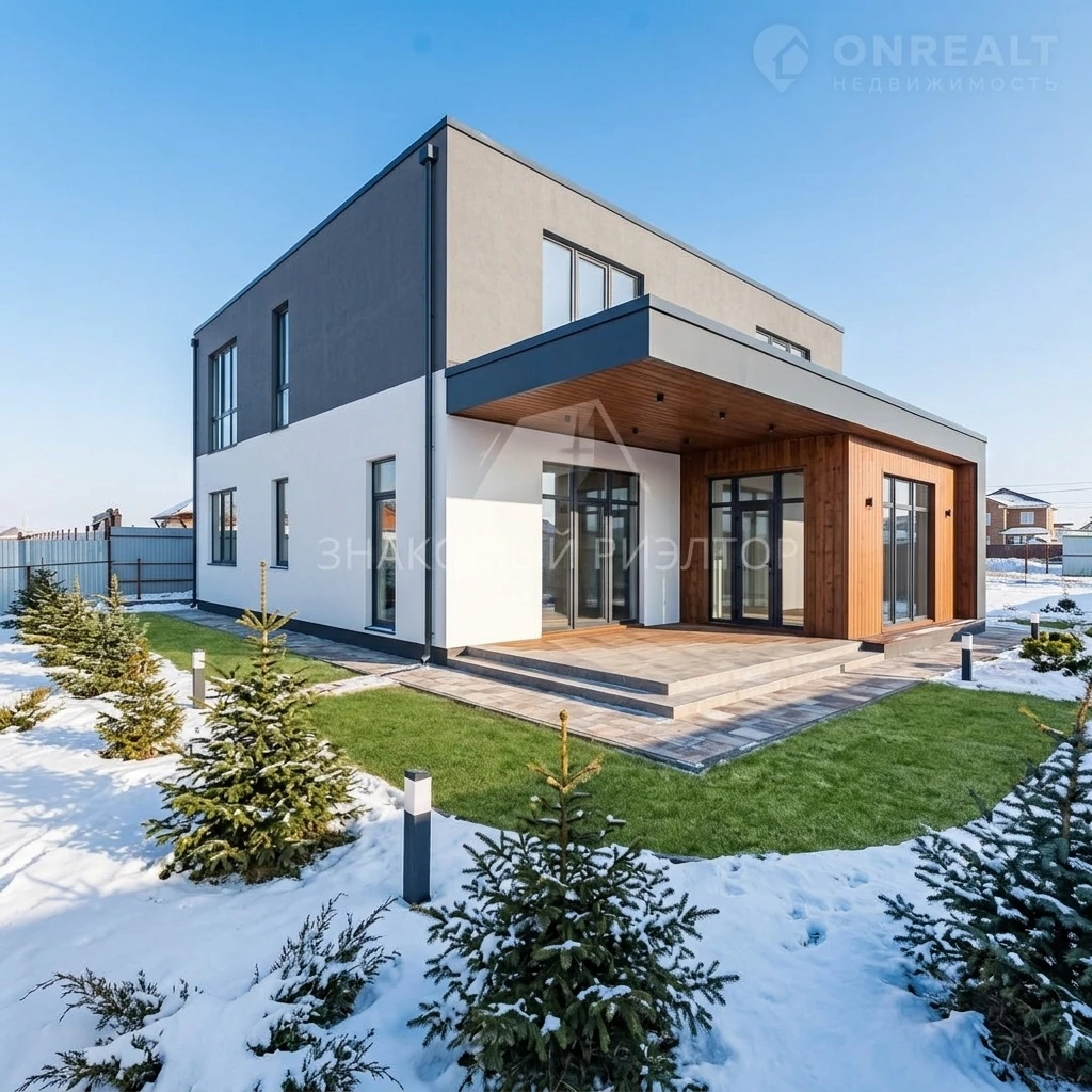 Дизайн фасада в стиле Без стиля — фото от нейросети RoomGPT