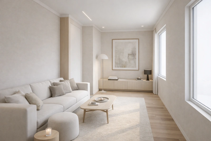 Дизайн кухни в стиле Минимализм — фото интерьера от нейросети RoomGPT