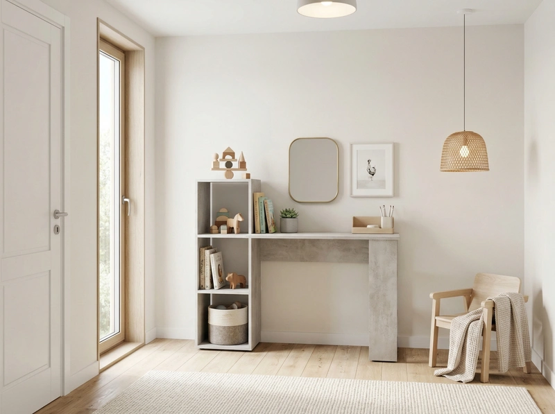 Дизайн детской в стиле Сканди — фото интерьера от нейросети RoomGPT