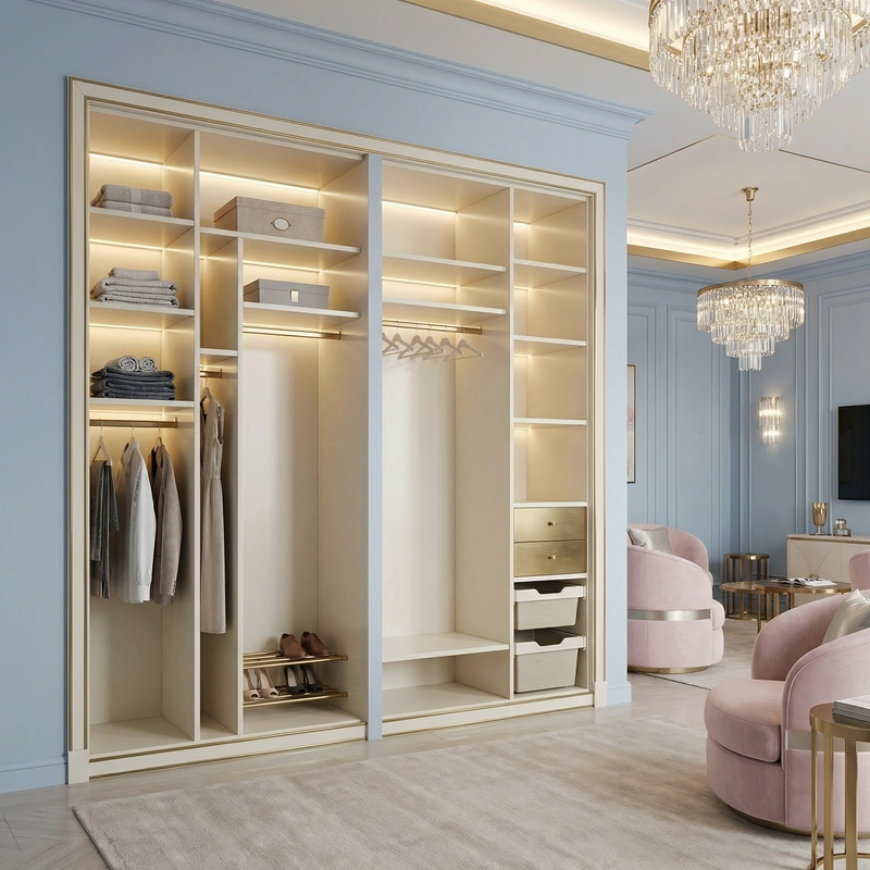 Дизайн гостиной в стиле Неоклассика — фото интерьера от нейросети RoomGPT