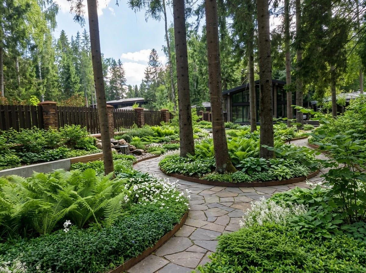 Дизайн участка в стиле Эко/Натуральный — фото участка от нейросети RoomGPT
