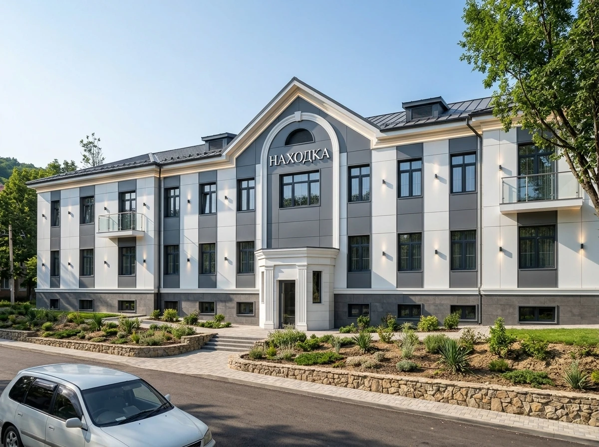 Дизайн фасада в стиле Неоклассика — Фасад от нейросети RoomGPT