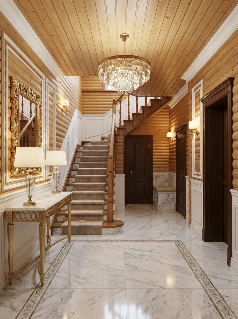 Дизайн интерьера в стиле Классика — Прихожая от нейросети RoomGPT