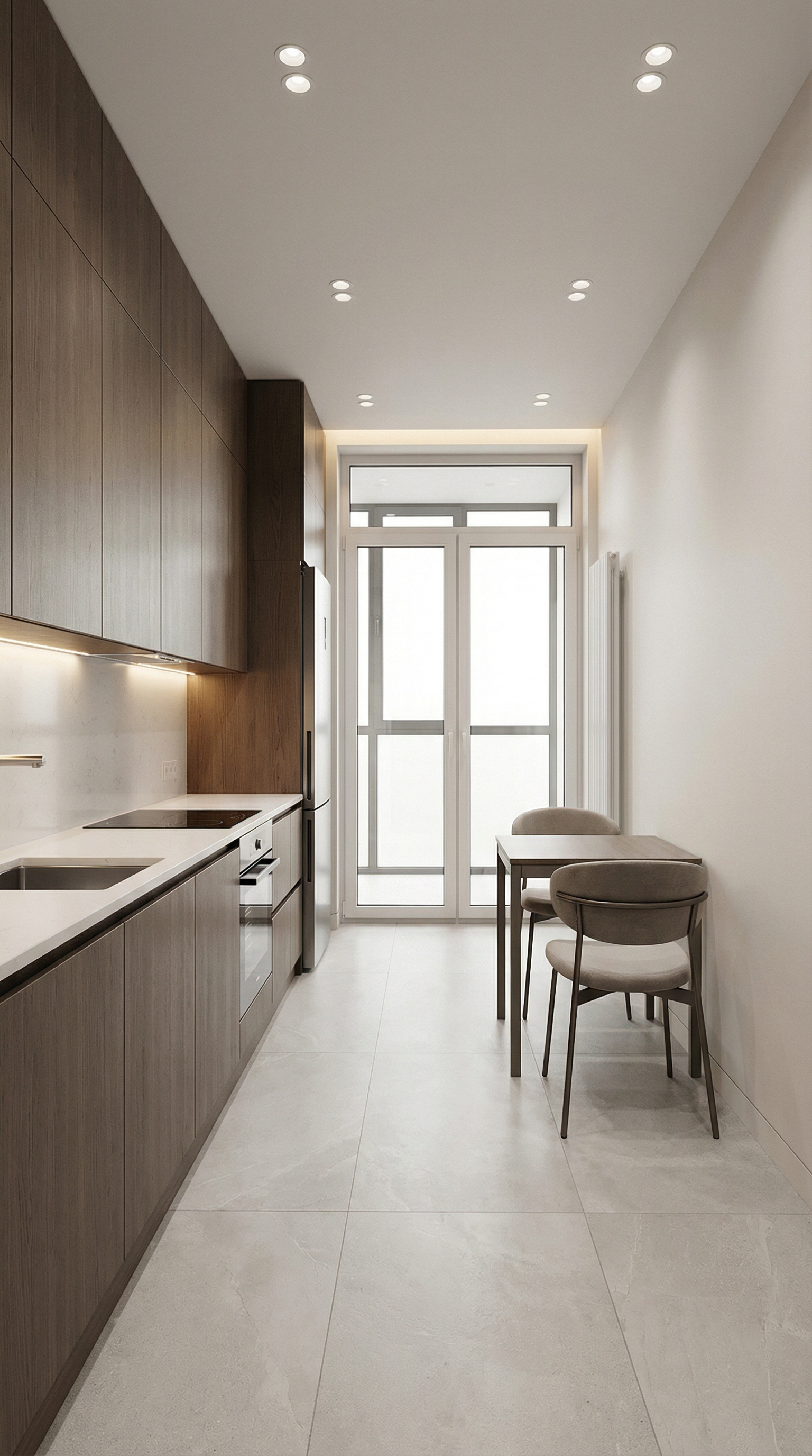 Дизайн кухни в стиле Минимализм — фото интерьера от нейросети RoomGPT