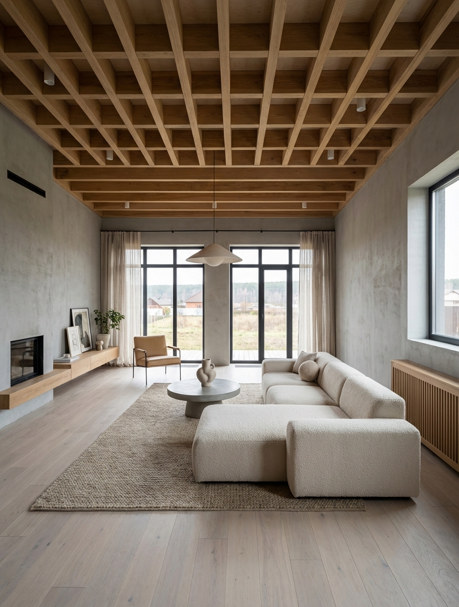 Дизайн гостиной в стиле Минимализм — фото интерьера от нейросети RoomGPT