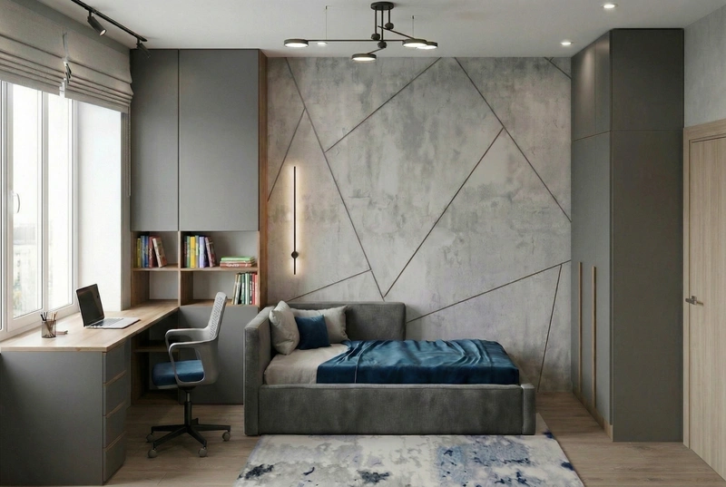 Дизайн детской в стиле Без стиля — фото интерьера от нейросети RoomGPT