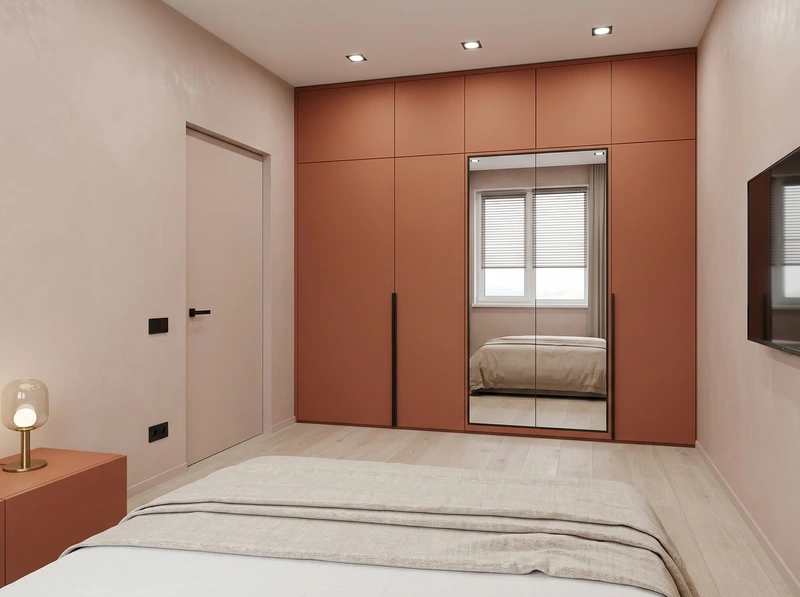 Дизайн интерьера в стиле Минимализм — Спальня от нейросети RoomGPT