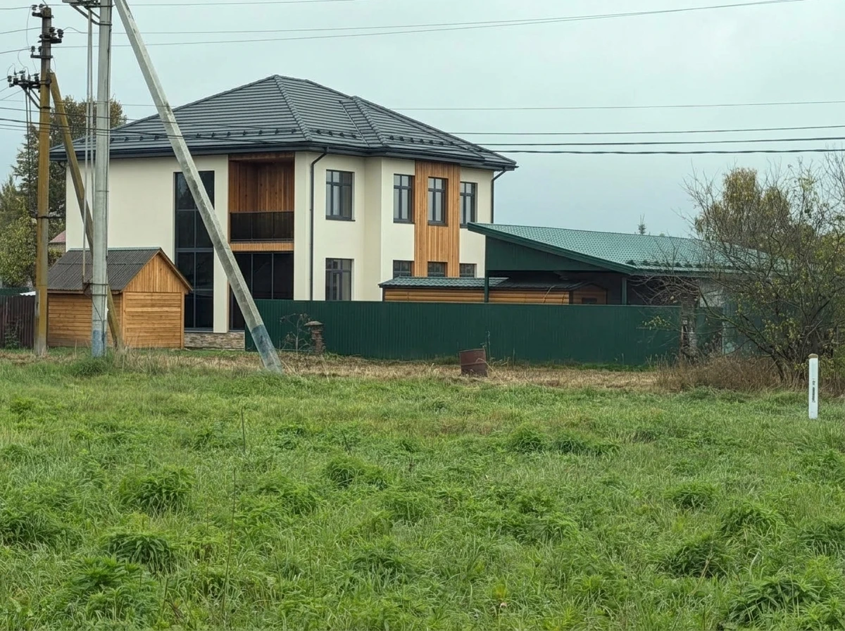 Дизайн фасада в стиле Контемпорари — Фасад от нейросети RoomGPT