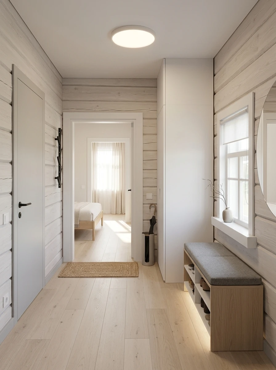 Дизайн прихожей в стиле Сканди — фото интерьера от нейросети RoomGPT