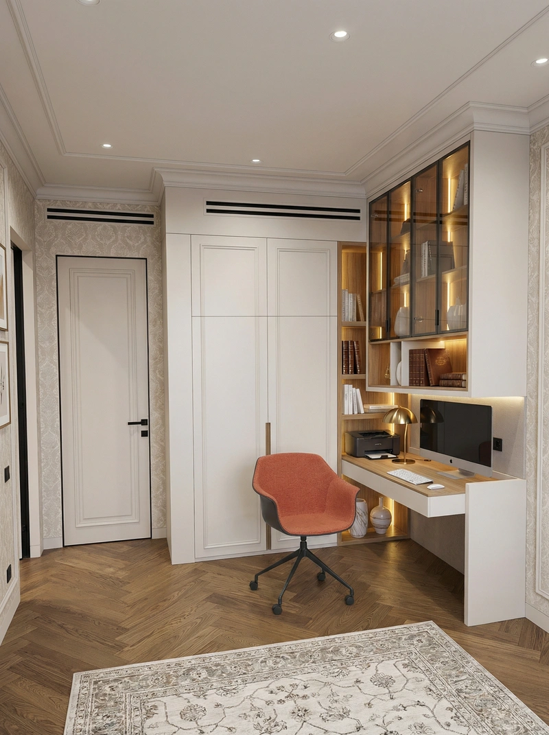 Дизайн интерьера в стиле Классика — Детская от нейросети RoomGPT