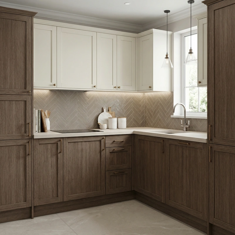 Дизайн интерьера в стиле Классика — Кухня от нейросети RoomGPT