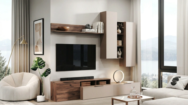 Дизайн интерьера в стиле Сканди — Гостиная от нейросети RoomGPT