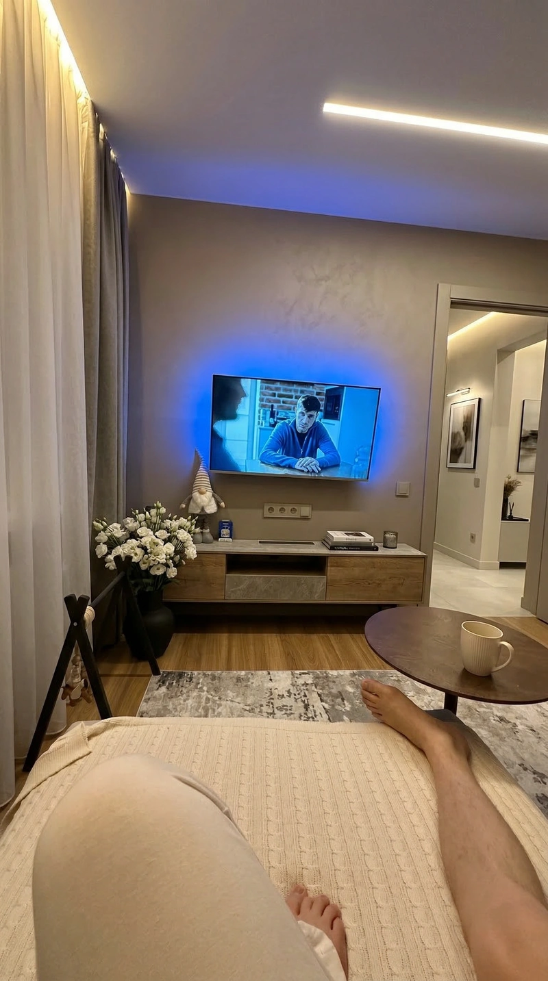 Дизайн интерьера в стиле Контемпорари — Спальня от нейросети RoomGPT