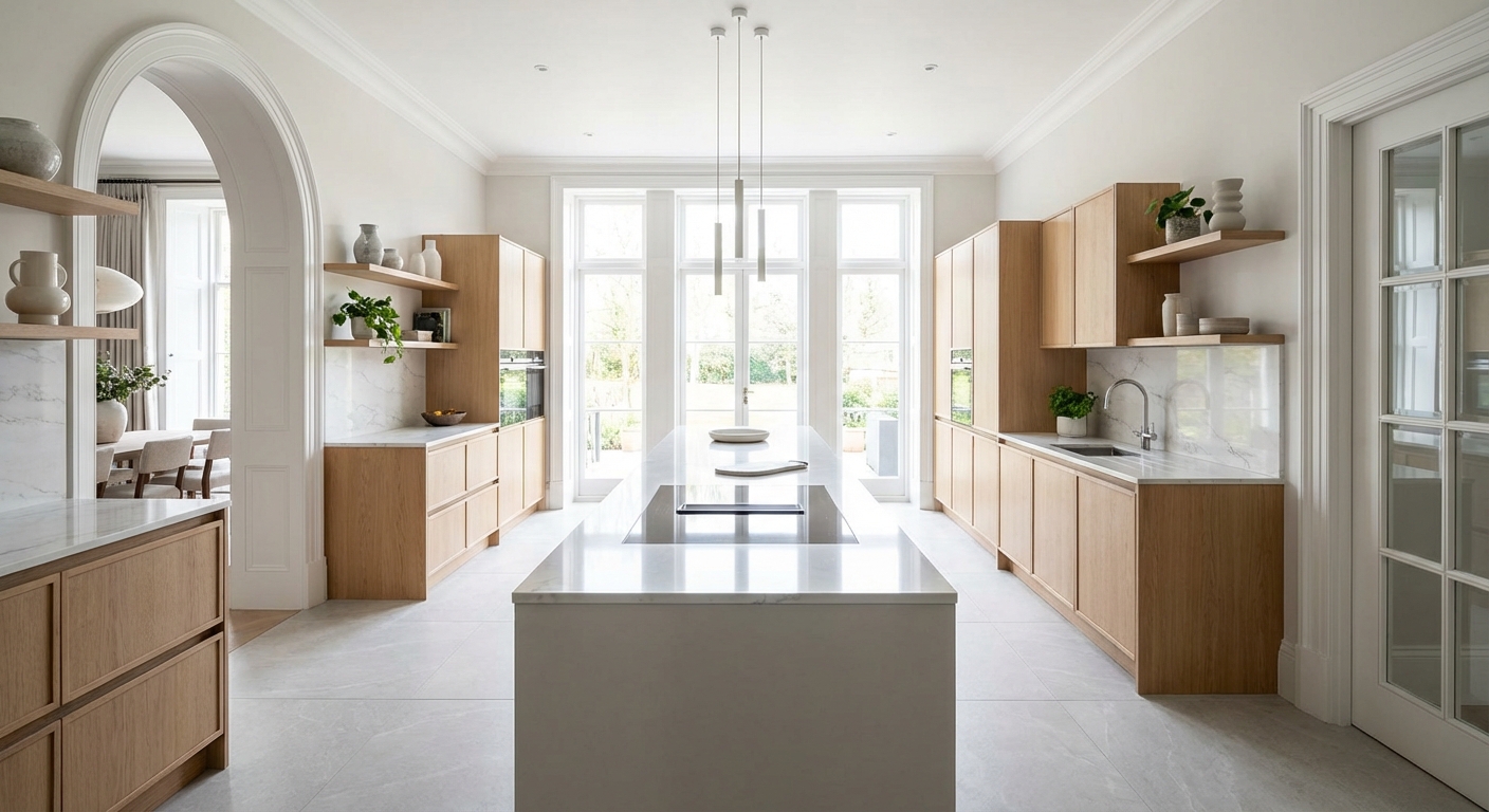 Дизайн кухни в стиле Минимализм — фото интерьера от нейросети RoomGPT