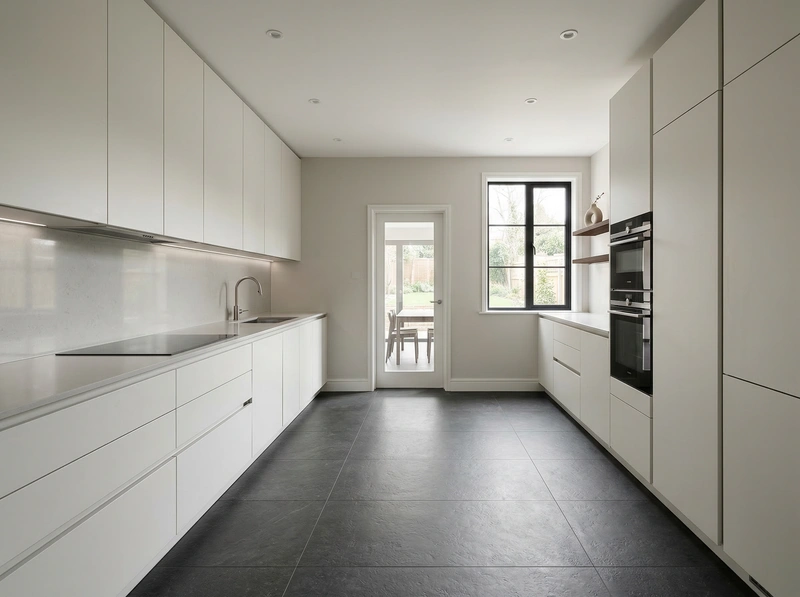 Дизайн интерьера в стиле Минимализм — Кухня от нейросети RoomGPT