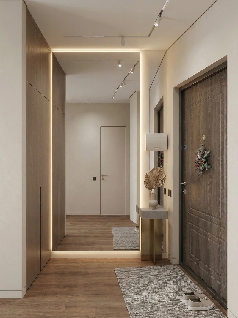 Дизайн интерьера в стиле Минимализм — Прихожая от нейросети RoomGPT