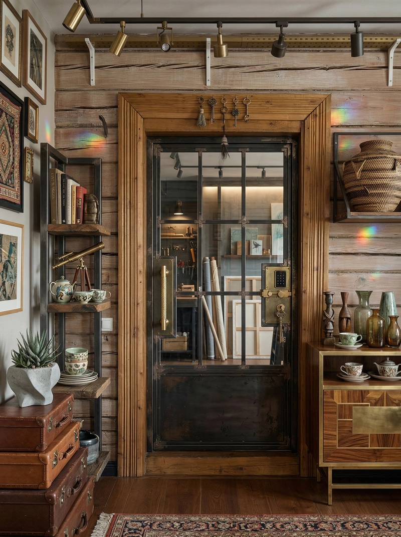 Дизайн гостиной в стиле Эклектика — фото интерьера от нейросети RoomGPT