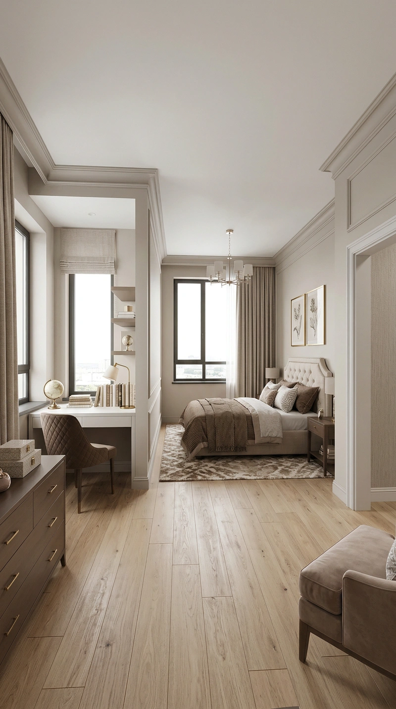 Дизайн интерьера в стиле Классика — Детская от нейросети RoomGPT