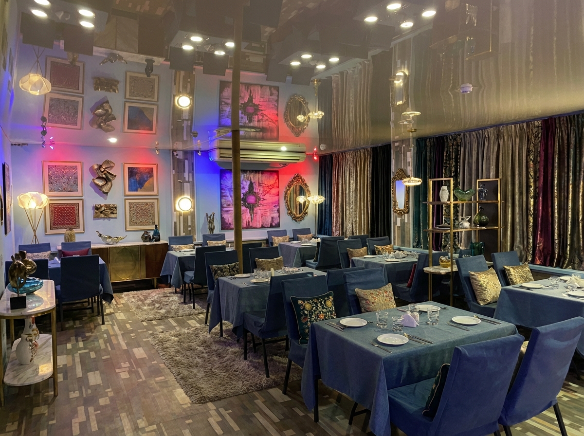 Дизайн гостиной в стиле Эклектика — фото интерьера от нейросети RoomGPT