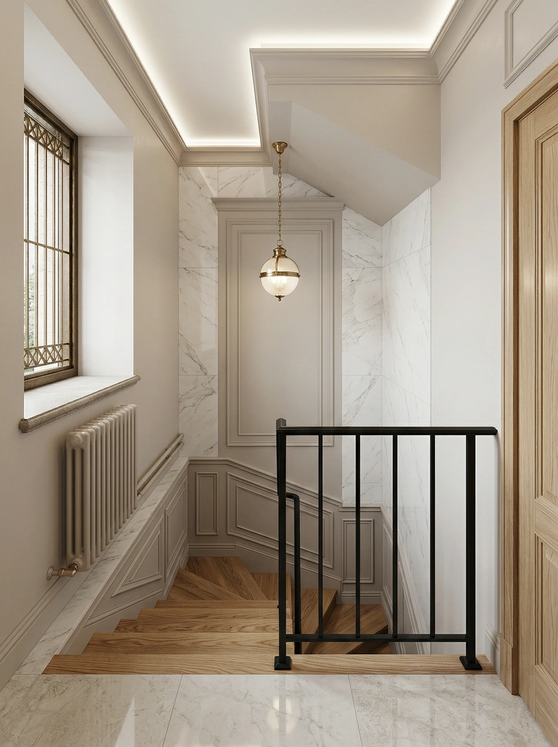 Дизайн интерьера в стиле Классика — Прихожая от нейросети RoomGPT