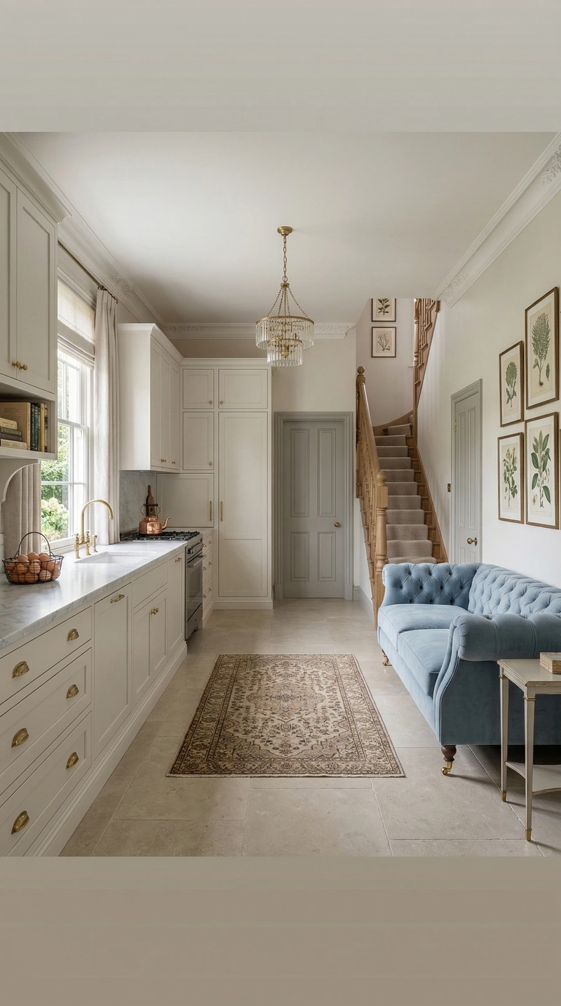 Дизайн кухни в стиле Классика — фото интерьера от нейросети RoomGPT