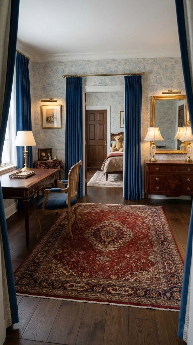 Дизайн интерьера в стиле Классика — Гостиная от нейросети RoomGPT