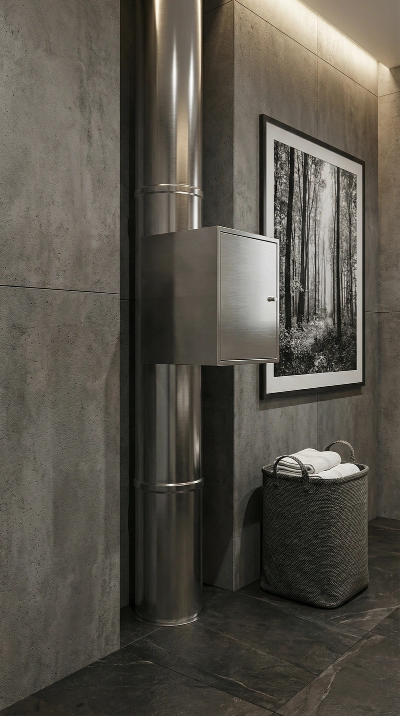 Дизайн интерьера в стиле Контемпорари — Ванная от нейросети RoomGPT