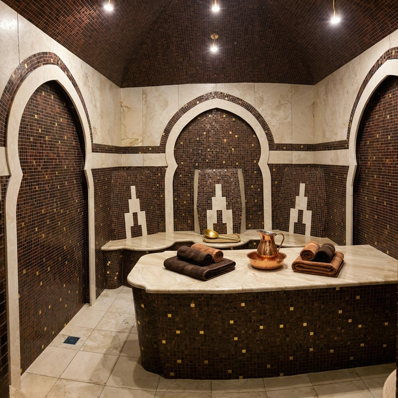 Дизайн ванной в стиле Лофт — фото интерьера от нейросети RoomGPT