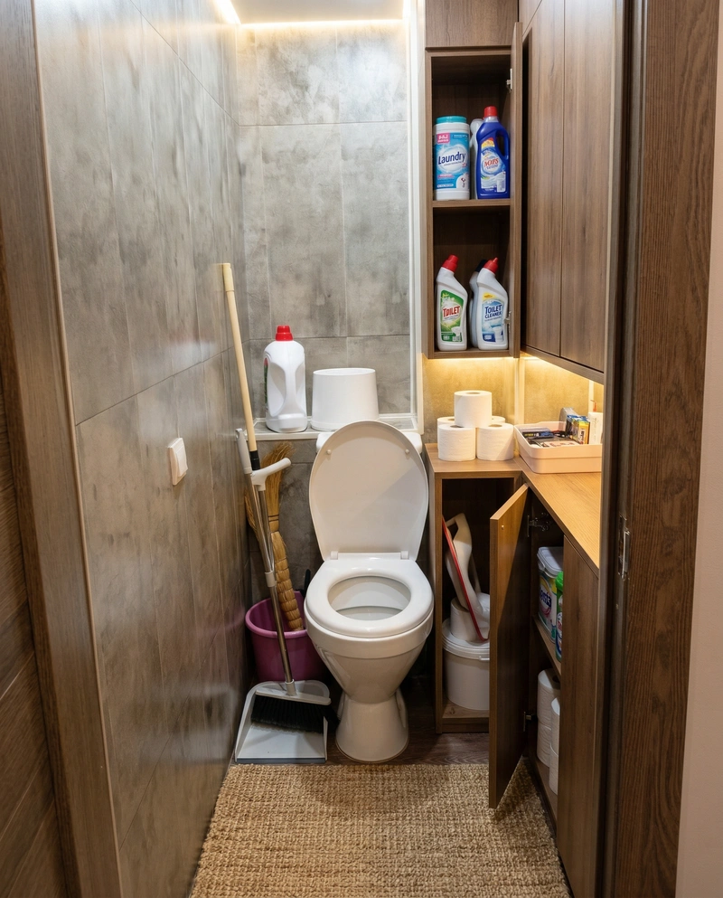 Дизайн ванной в стиле Без стиля — фото интерьера от нейросети RoomGPT