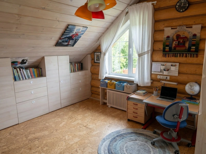 Дизайн детской в стиле Без стиля — фото интерьера от нейросети RoomGPT