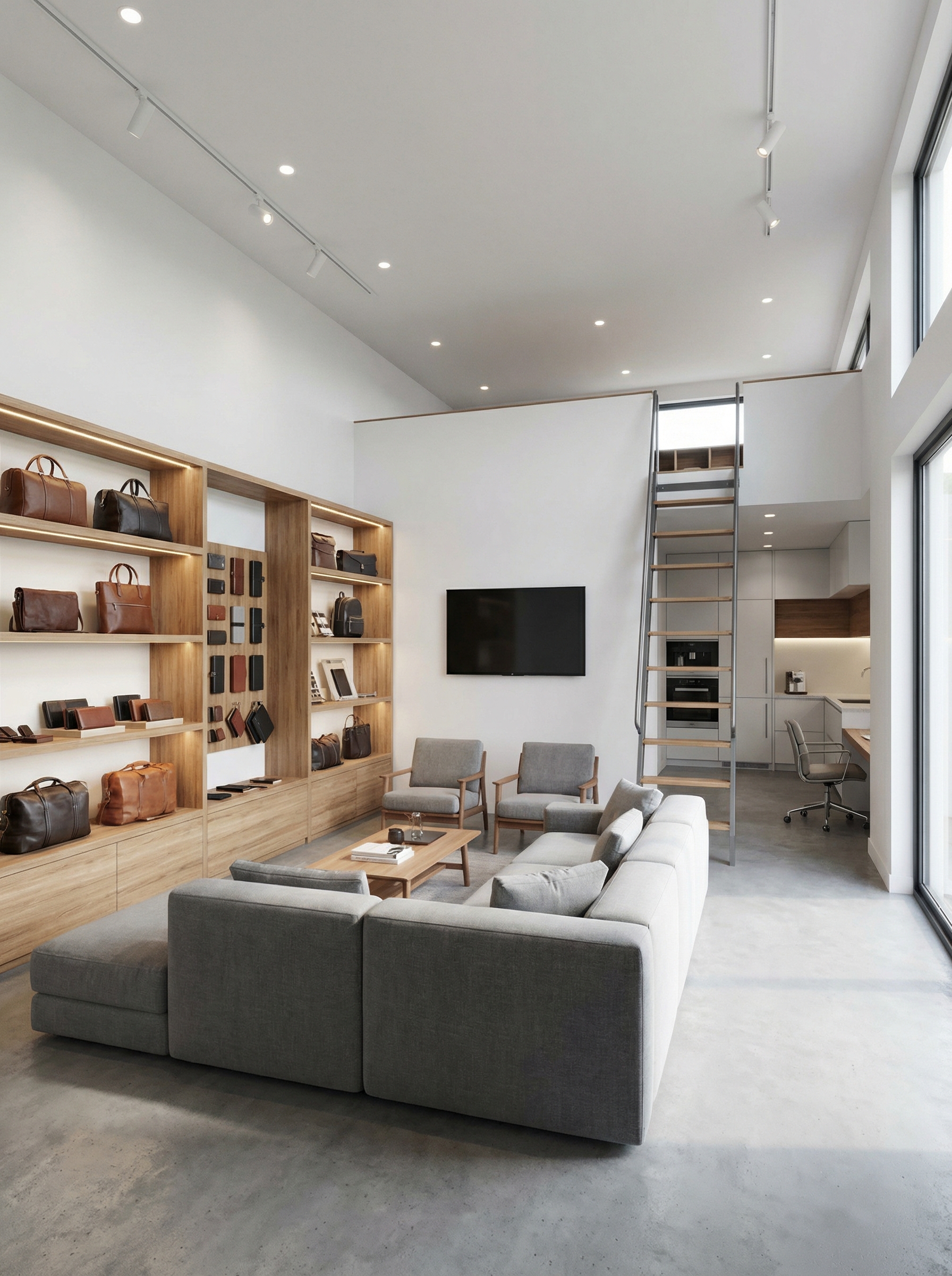 Дизайн гостиной в стиле Минимализм — фото интерьера от нейросети RoomGPT