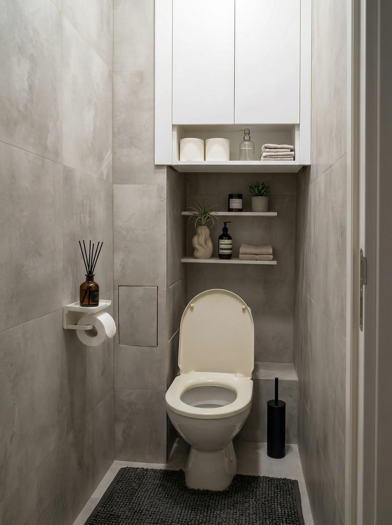 Дизайн ванной в стиле Минимализм — фото интерьера от нейросети RoomGPT